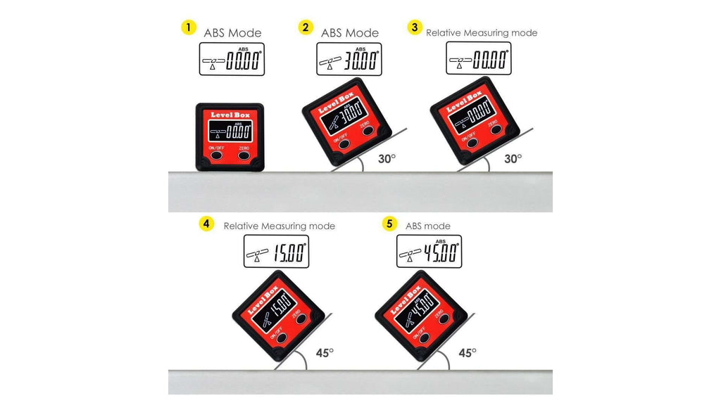 Digital Vinkelmätare Level Box image 6