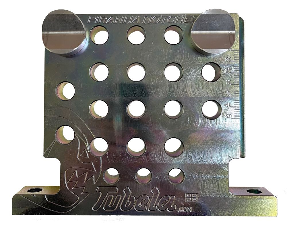 Tubela Piranha Tube Notcher silver huvudplatta