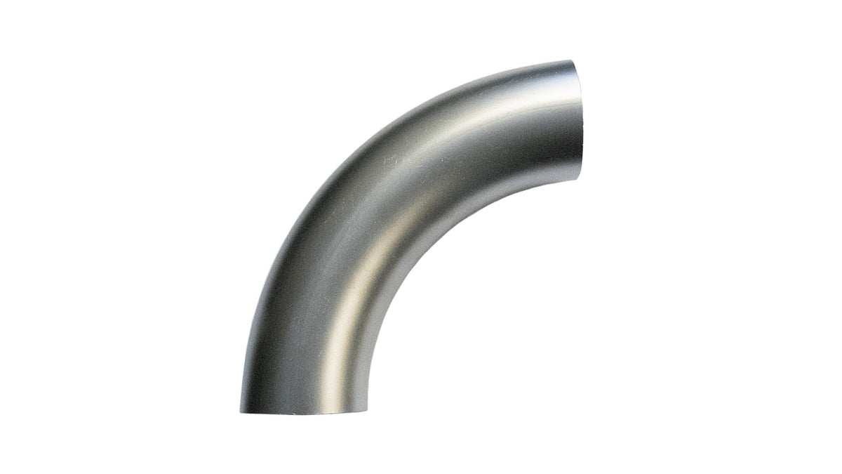 Grenrörsböj 48,3x2,0mm Rostfritt Långradie 90° image 0