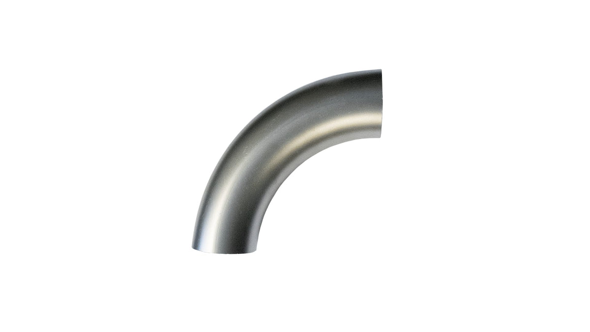 Grenrörsböj 42,4x2,0mm Rostfritt Långradie 90° image 0