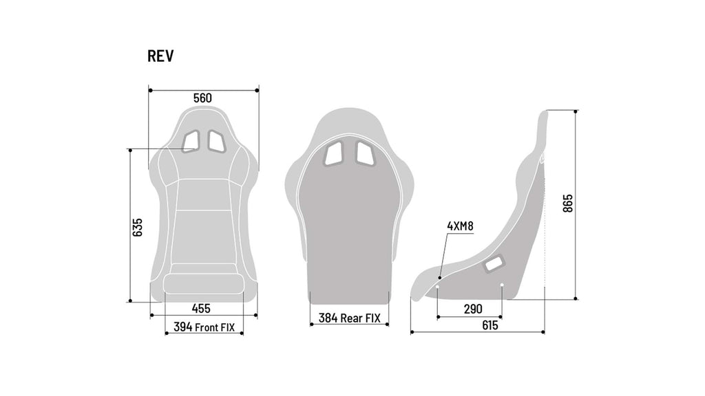 Sparco Rev QRT Racingstol image 4
