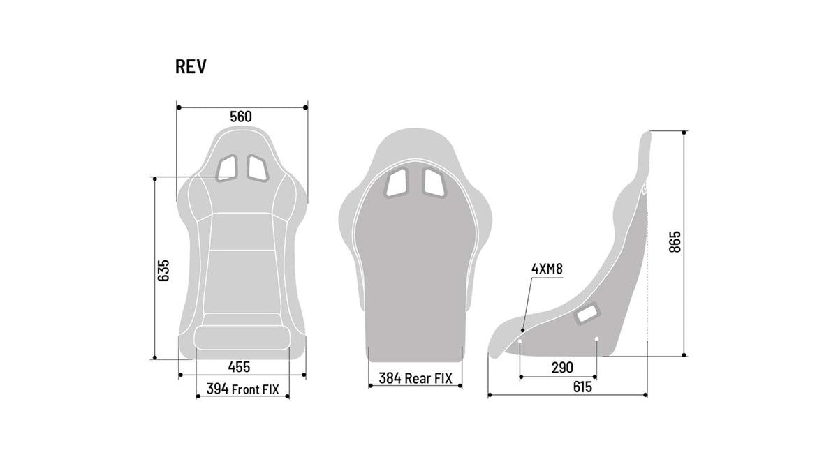 Sparco Rev QRT Racingstol image 4