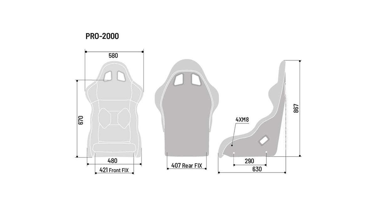 Sparco Pro 2000 QRT Racingstol image 5