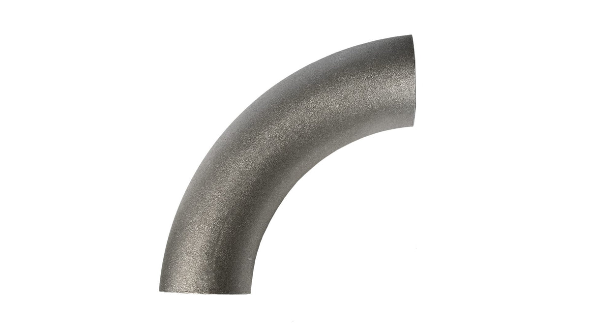 Grenrörsböj 48,3x2,6mm svartstål Långradie 90° image 1