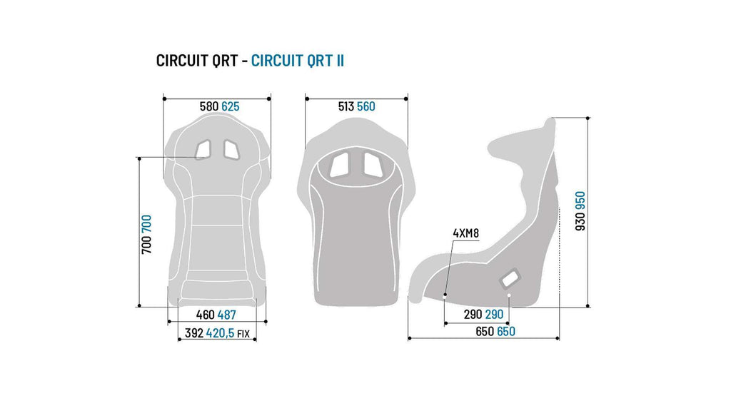 Sparco Circuit QRT Racingstol image 5